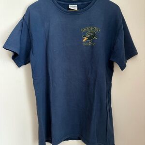 ‘Feed the Locals’ Navy Graphic Men's Tee